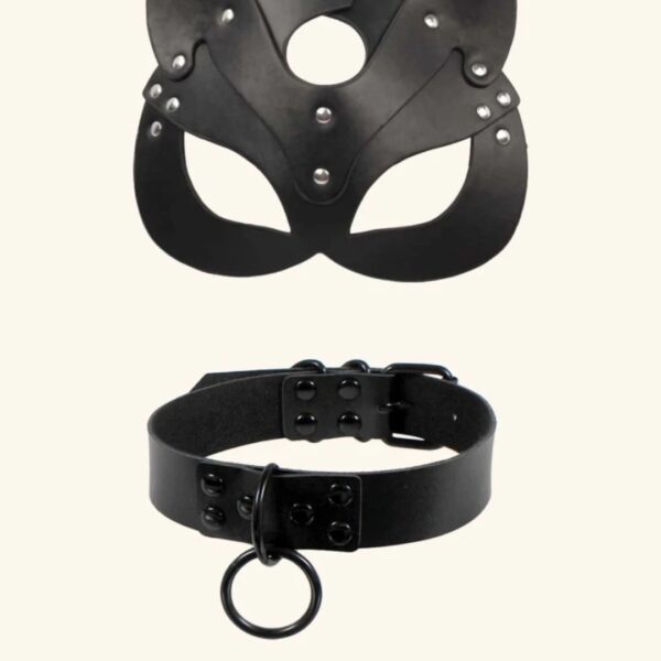 MASCARA GAT@ + CHOKER