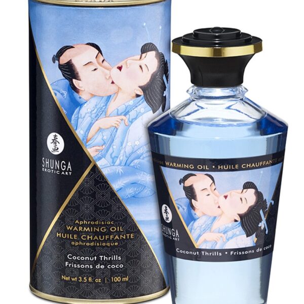 LUBRICANTE SHUNGA COMESTIBLE EFECTO CALOR COCONUT