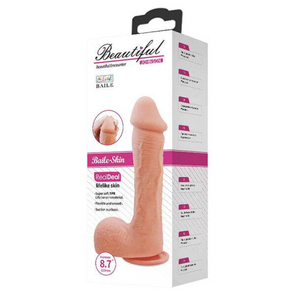 DILDO Beautiful Johnson de 22 cm (8,7 ")