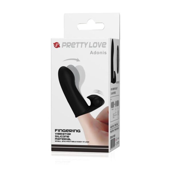 DEDO VIBRADOR ADONIS NEGRO