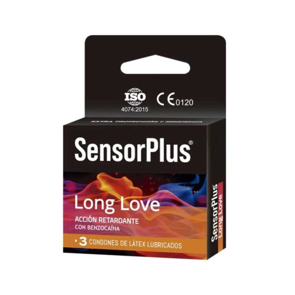 PRESERVATIVO LONG LOVE (accion retardante) SENSOR PLUS