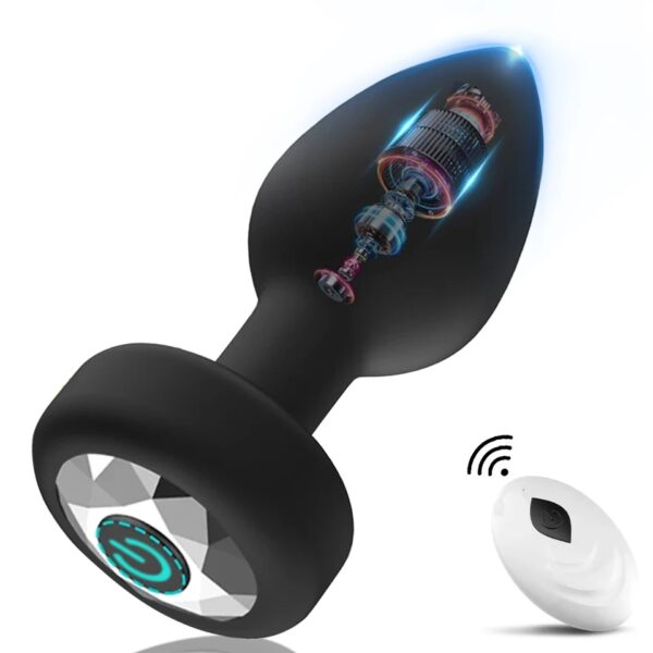 PLUG ANAL CON CONTROL REMOTO