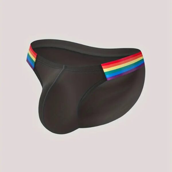SLIP NEGRO TIRANTES ARCOIRIS