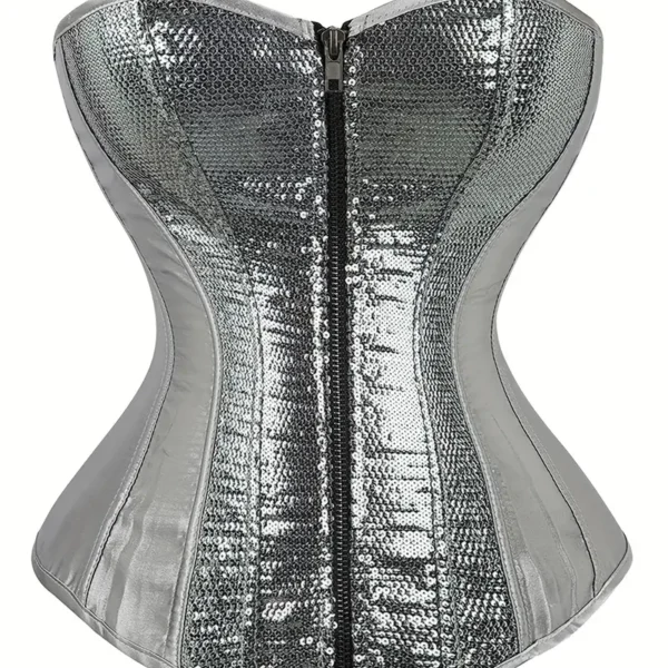 CORSET PLATEADO